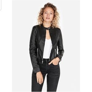 Vegan Leather Jacket - New
